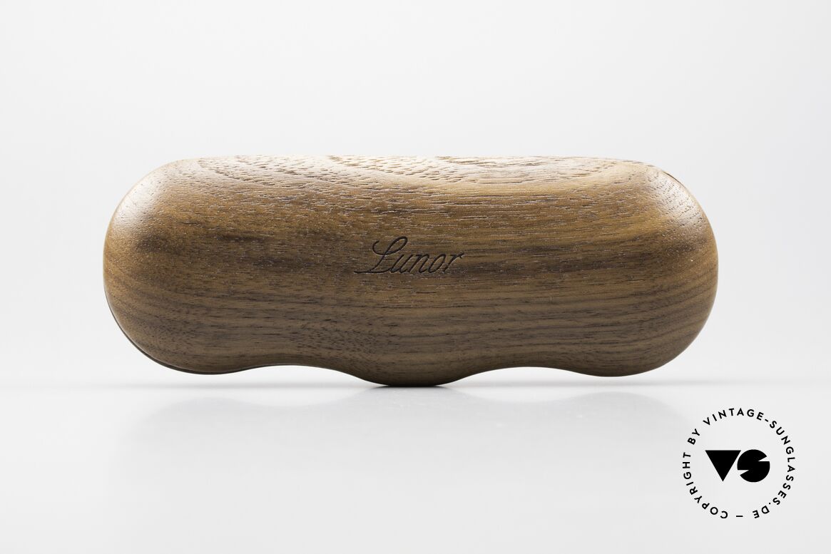 Lunor Wooden Folding Case - A Solid Wood Case Nut In Size A, ONLY suitable for some telescopic or folding glasses, Made for Men and Women
