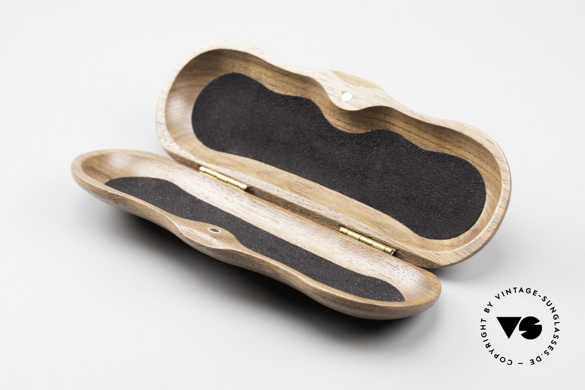 Lunor Wooden Folding Case - A Solid Wood Case Nut In Size A, so, only suitable for models with a max height of 34mm, Made for Men and Women