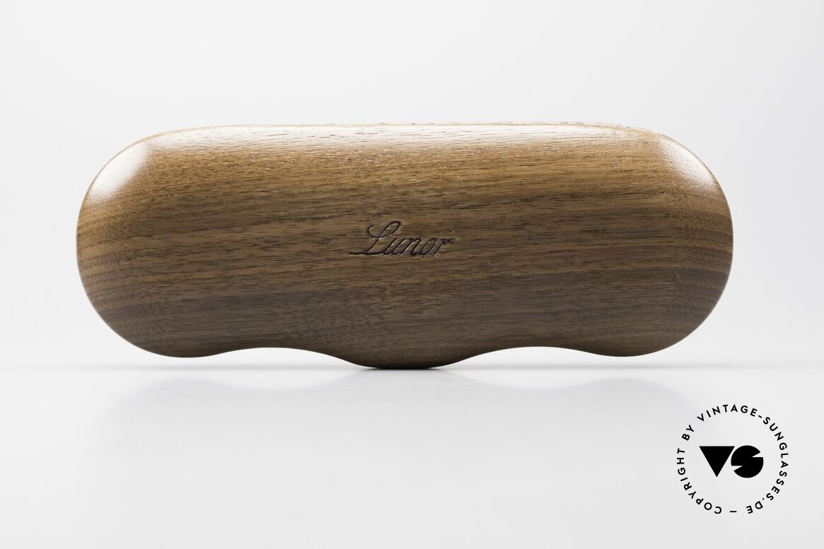 Lunor Wooden Folding Case - B Nut Wood Case In Size B, in principle suitable for all telescopic or folding specs, Made for Men and Women