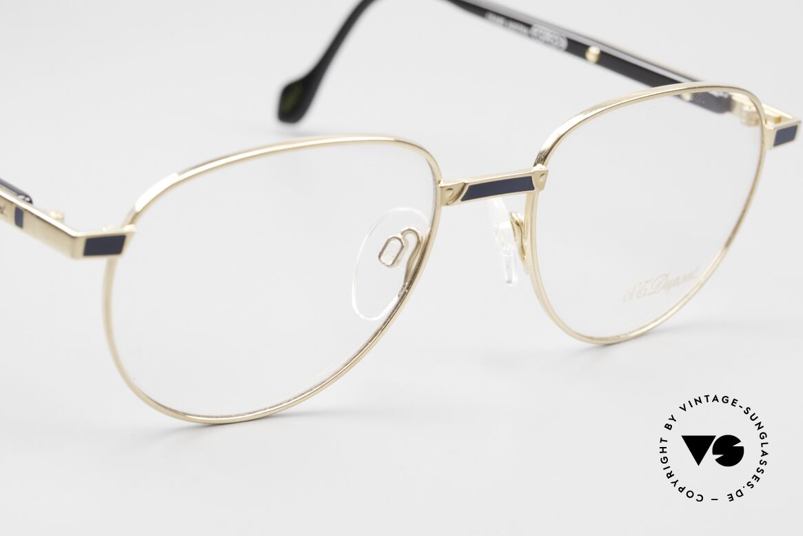 S.T. Dupont D005 Men's Luxury Panto Eyeglasses, unworn (like all our rare vintage frames by S.T. Dupont), Made for Men