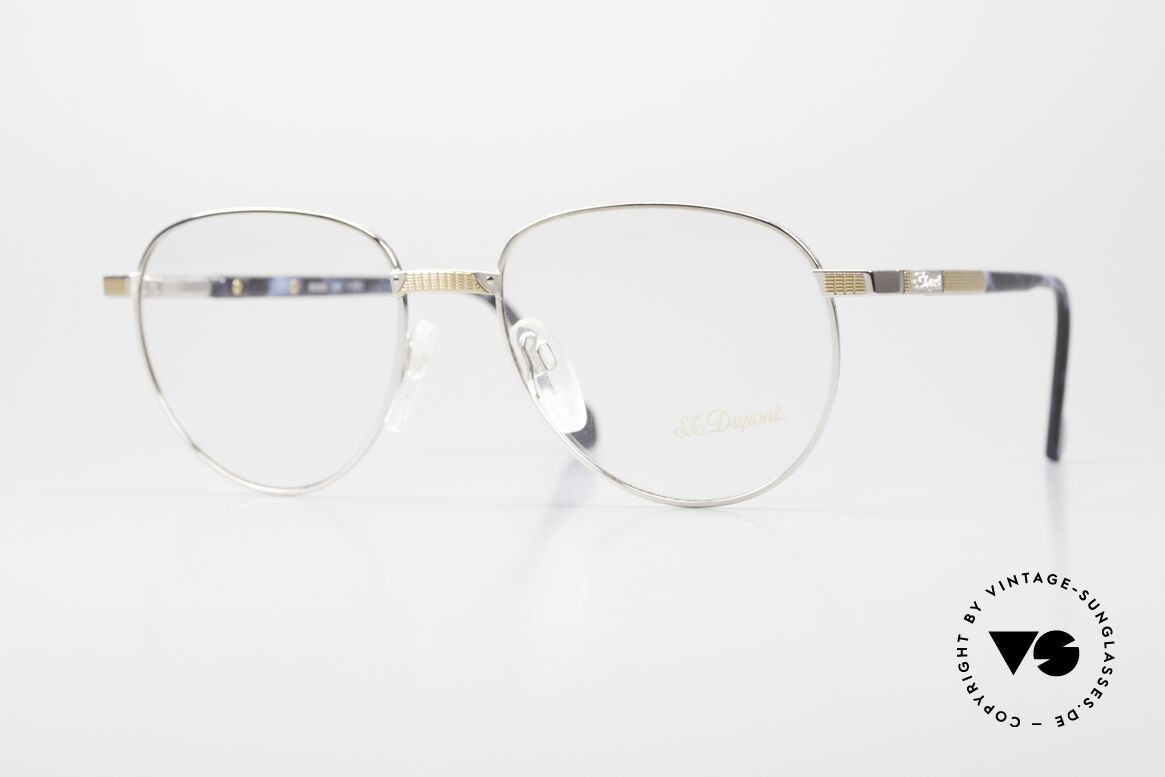 S.T. Dupont D030 90's Luxury Panto Eyeglasses, very exclusive S.T. DUPONT luxury glasses, size 56°18, Made for Men