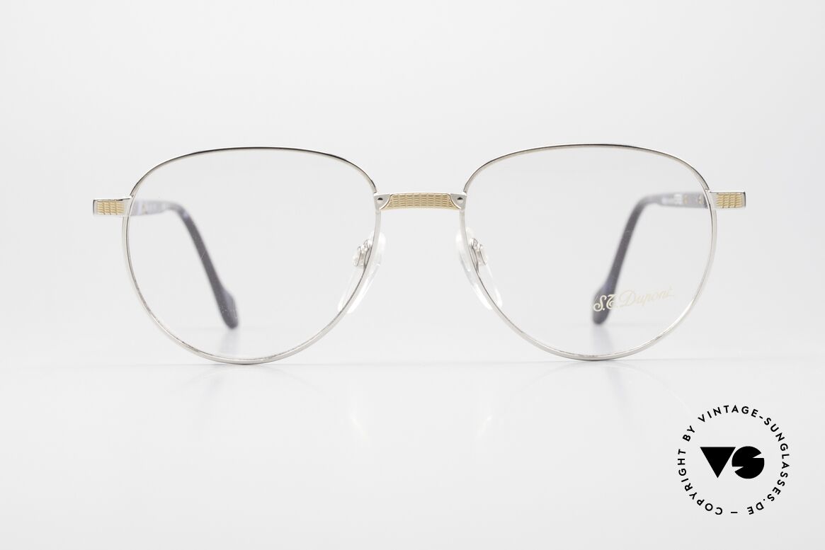 S.T. Dupont D030 90's Luxury Panto Eyeglasses, very exclusive S.T. DUPONT luxury glasses, size 56°18, Made for Men