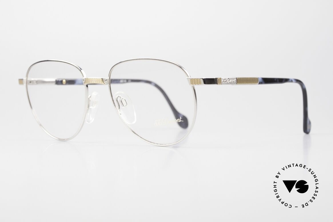 S.T. Dupont D030 90's Luxury Panto Eyeglasses, very noble & 1st class wearing comfort, U must feel it!, Made for Men