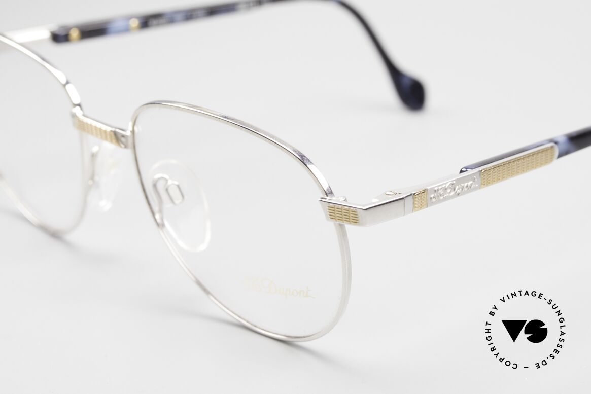 S.T. Dupont D030 90's Luxury Panto Eyeglasses, incl. hard case, cleaning cloth  & packing by CHOPARD, Made for Men