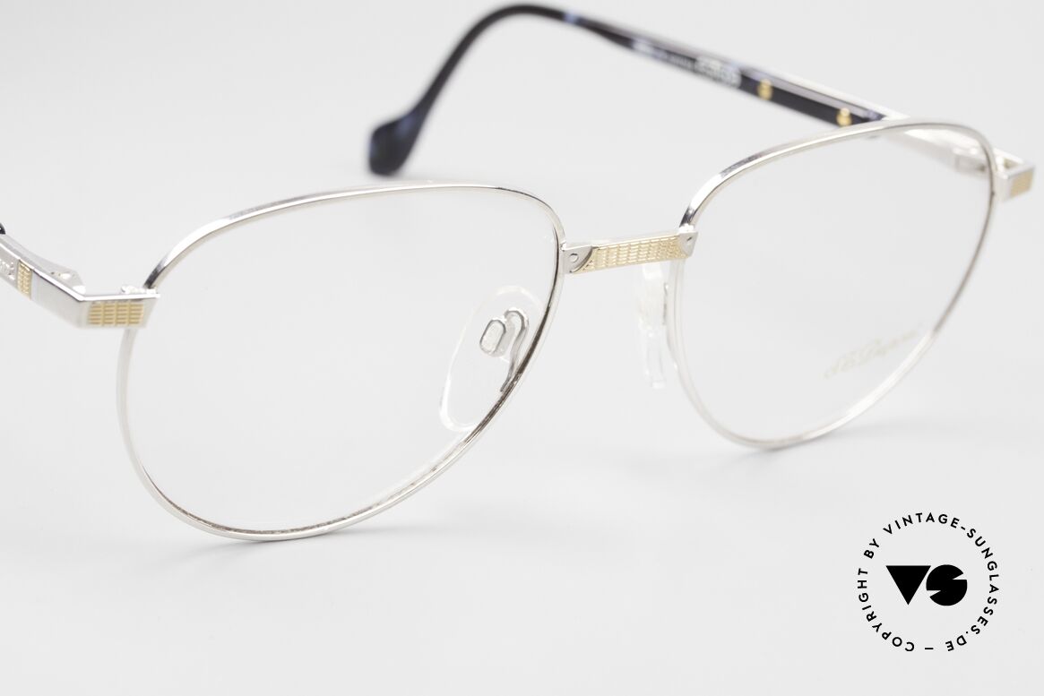 S.T. Dupont D030 90's Luxury Panto Eyeglasses, unworn (like all our rare vintage frames by S.T. Dupont), Made for Men