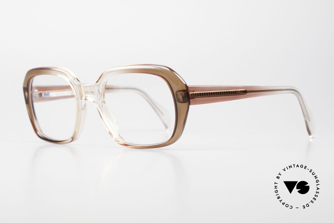 Metzler 4320 Xlarge 70's Men's Eyeglasses, massive frame in X-Large size 56-22, top craftsmanship, Made for Men