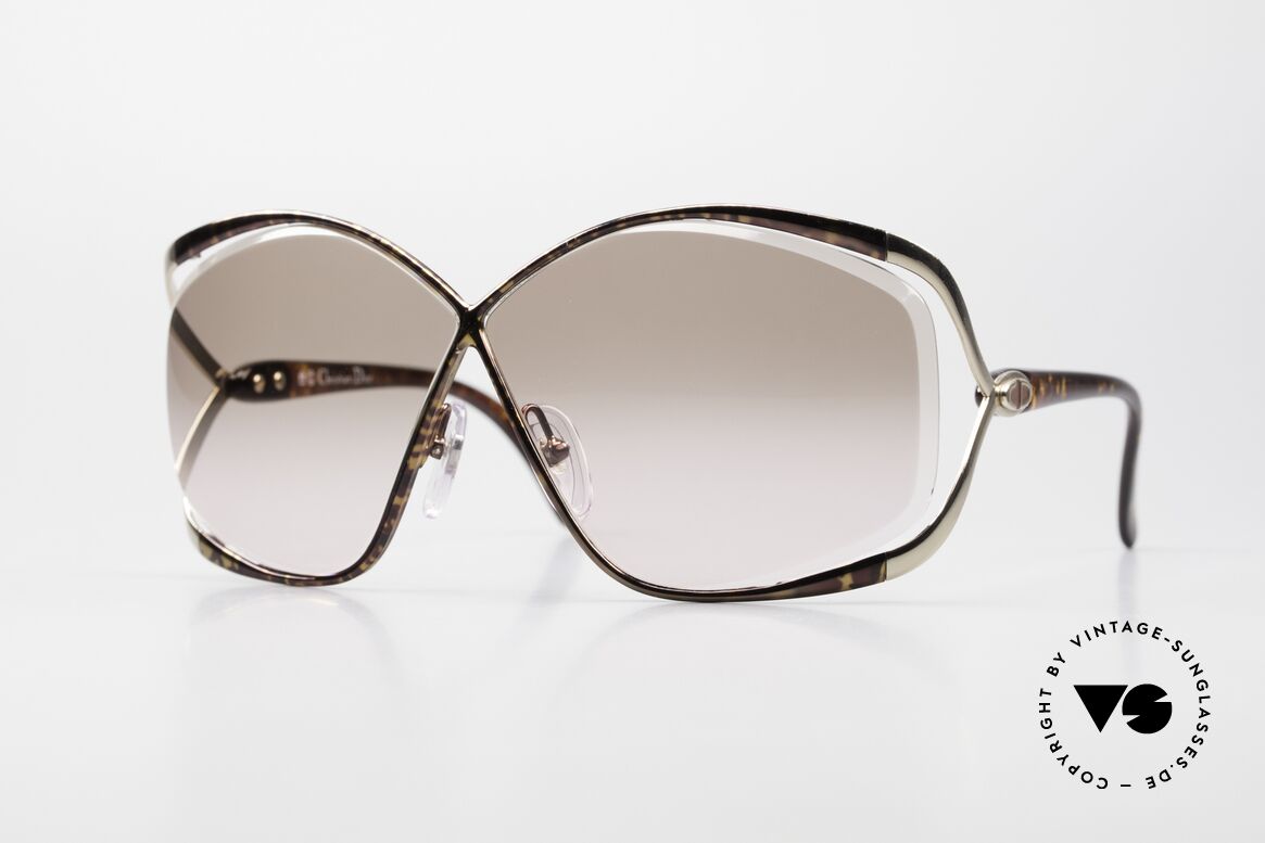 Christian Dior 2056 Butterfly 80's Ladies Sunglasses, glamorous designer sunglasses by CHRISTIAN DIOR, Made for Women