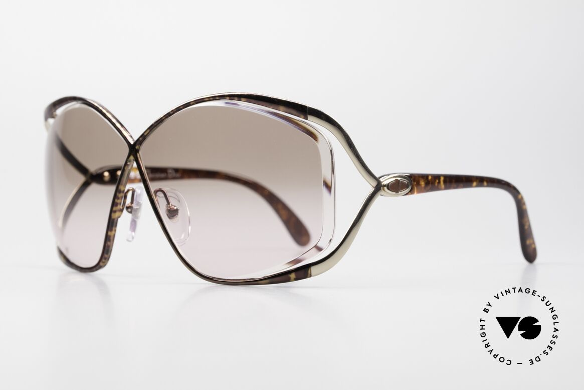 Christian Dior 2056 Butterfly 80's Ladies Sunglasses, famous 'butterfly-design' with huge gradient lenses, Made for Women