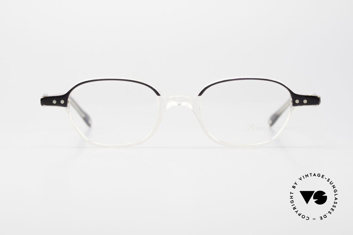 Lunor Mod 46 Old 90's Glasses Crystal Acetate, 1990's Lunor eyeglasses; model 46, made in Germany, Made for Men and Women