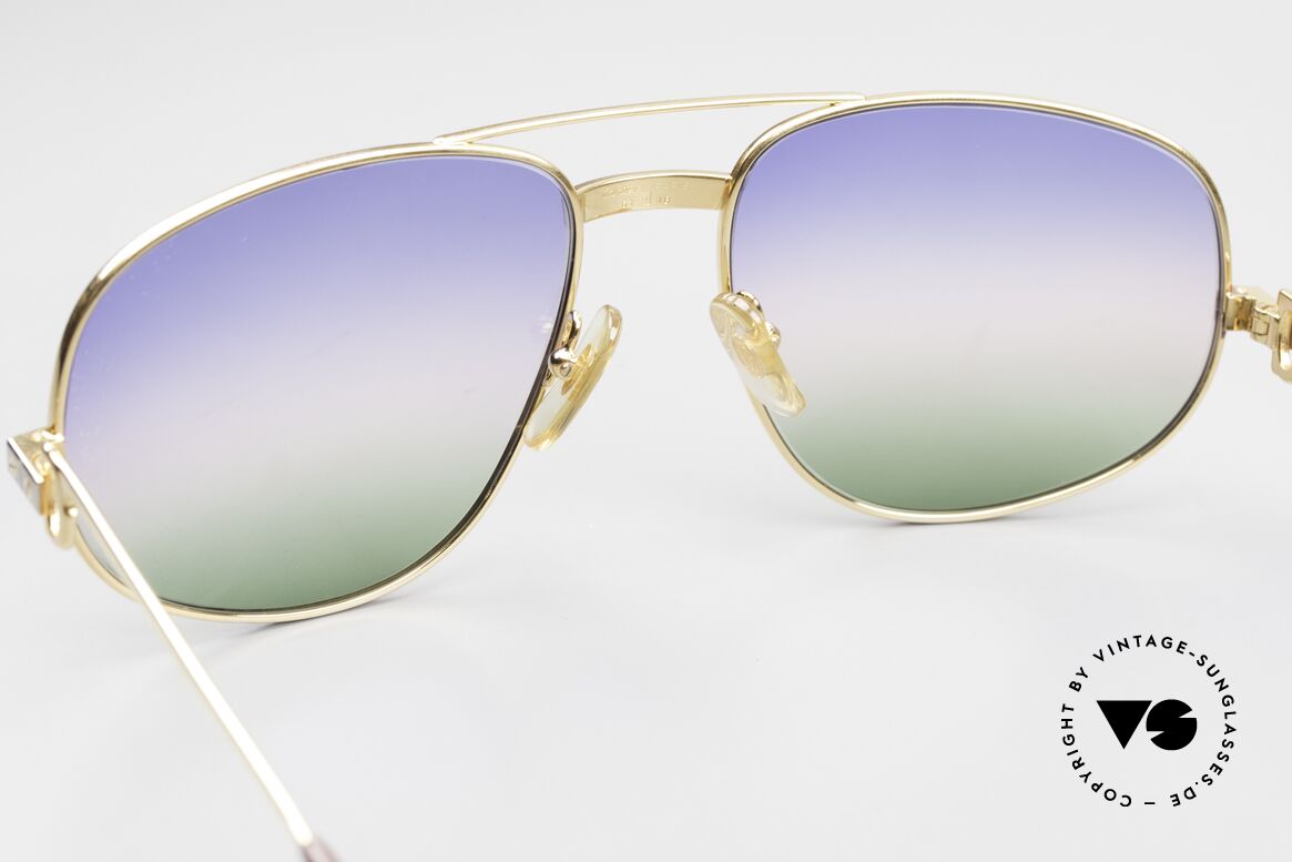 Cartier Romance Santos - XL 80s Luxury Vintage Sunglasses, NO RETRO eyewear; a rare 30 years old vintage ORIGINAL!, Made for Men