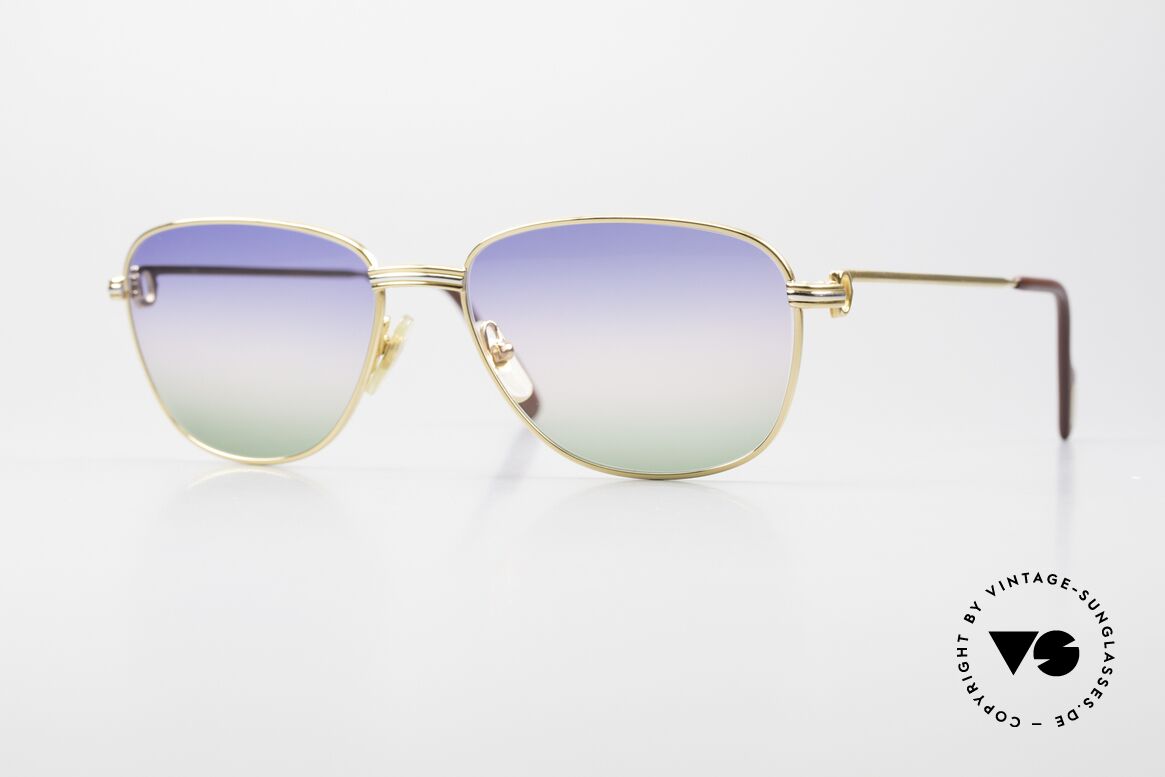 Cartier Courcelles - M Unique 90's Luxury Sunglasses, precious Cartier sunglasses of the 90's, M size 57°17, Made for Men and Women