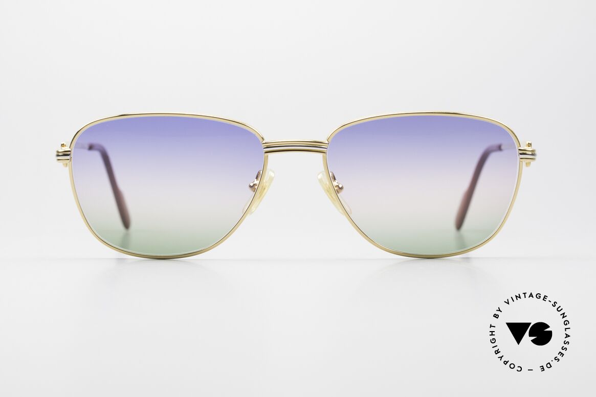 Cartier Courcelles - M Unique 90's Luxury Sunglasses, an old, timeless original with new, fancy sun lenses, Made for Men and Women