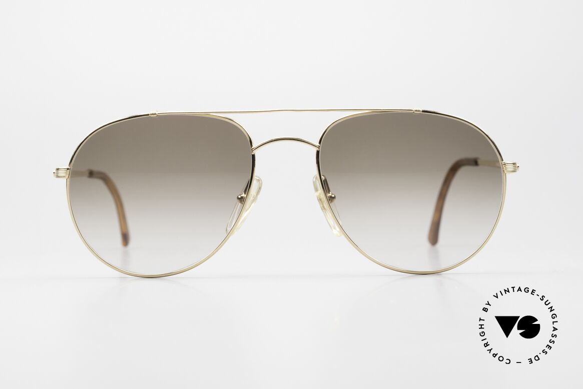 Christian Dior 2488 Rare 80's Aviator Sunglasses, TOP-QUALITY (the full frame is GOLD-PLATED), Made for Men