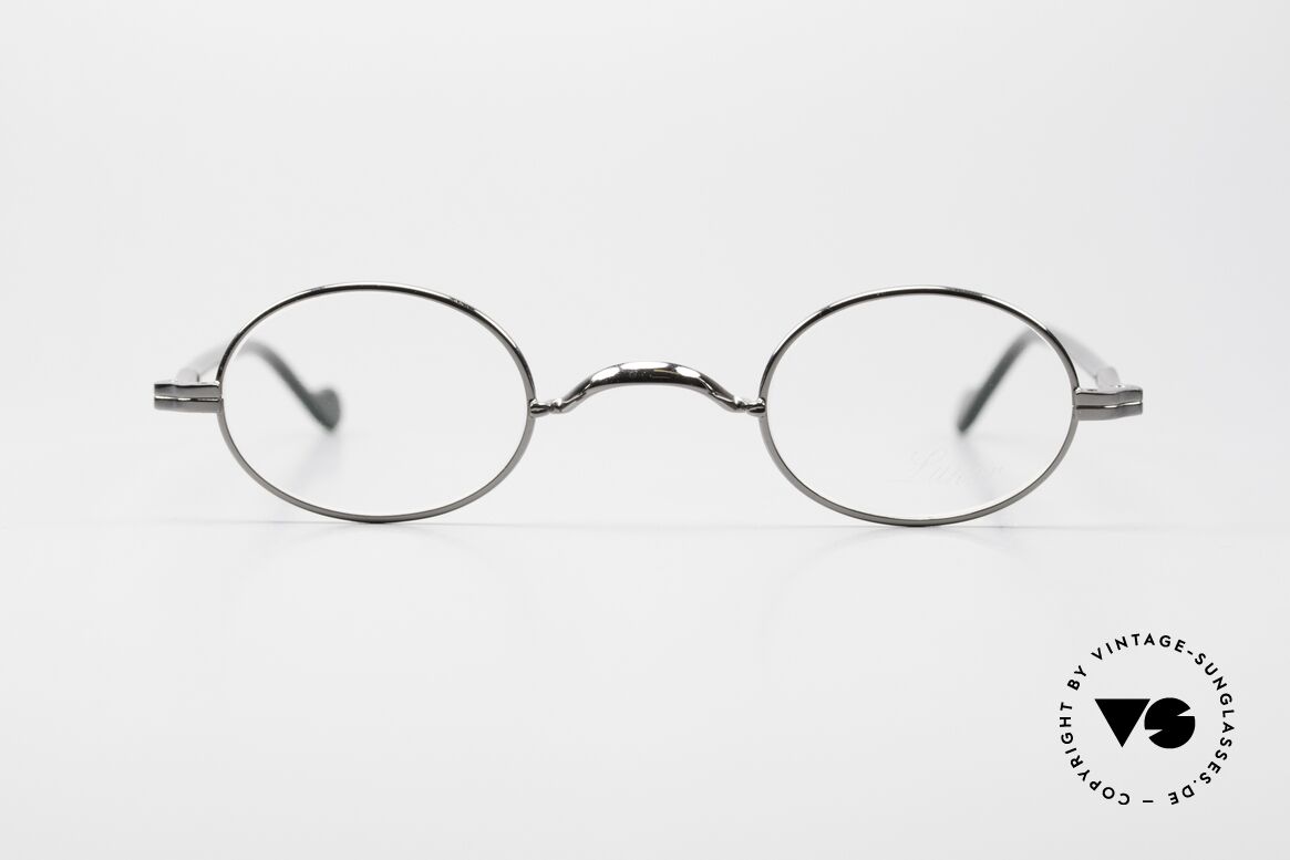 Lunor II A 04 XS Oval Eyeglasses Gunmetal, X-small oval Lunor glasses of the old Lunor "II-A" series, Made for Men and Women