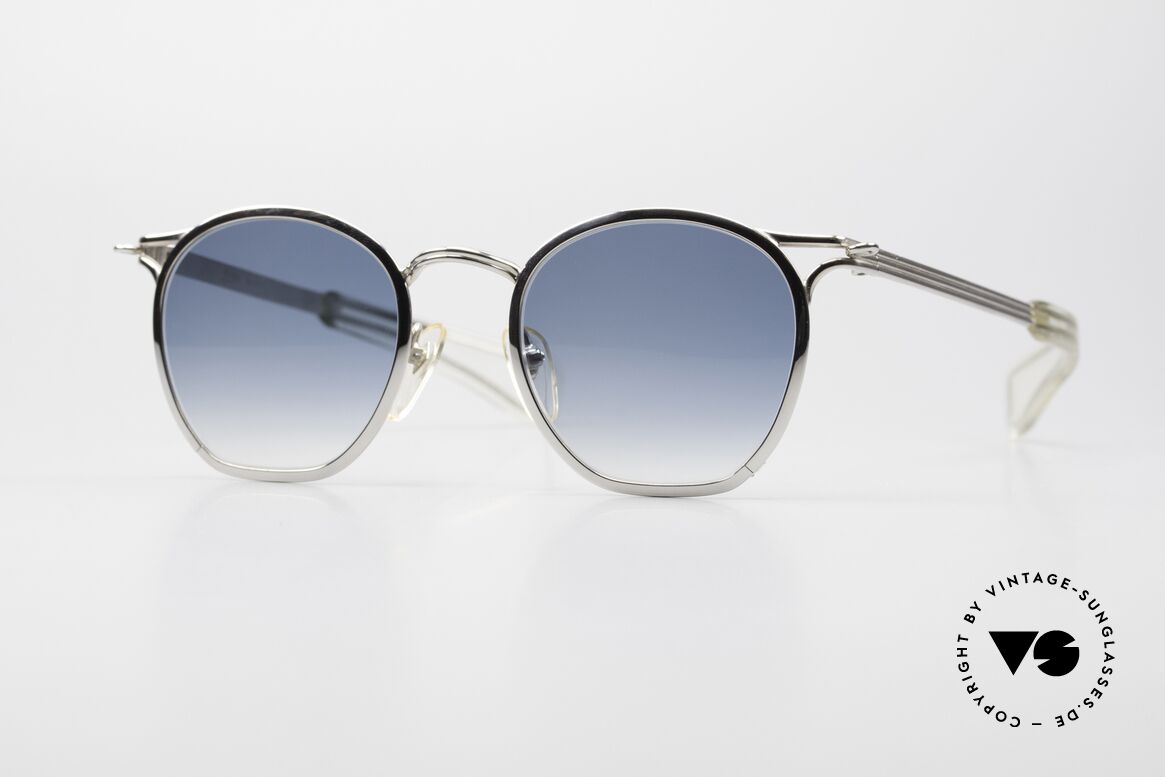 Jean Paul Gaultier 56-0105 Square Panto Designer Frame 90's, very noble vintage sunglasses by Jean Paul Gaultier, Made for Men