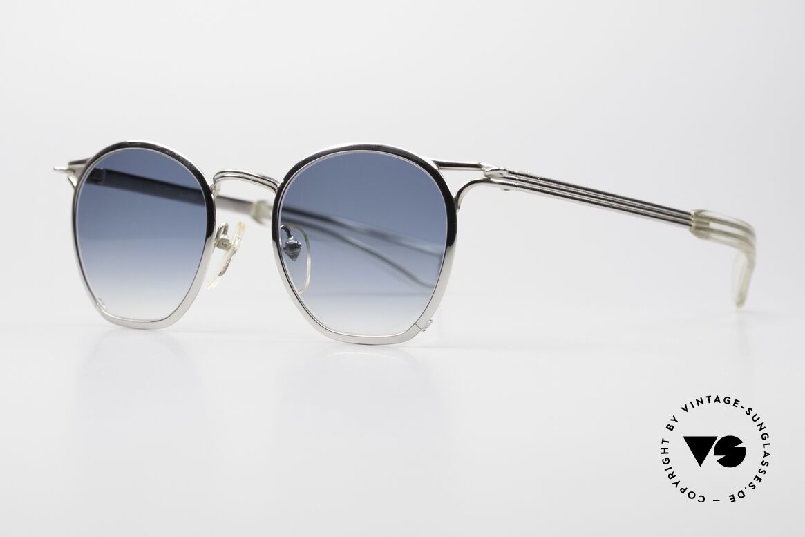 Jean Paul Gaultier 56-0105 Square Panto Designer Frame 90's, square interpretation of the classic "PANTO Design", Made for Men
