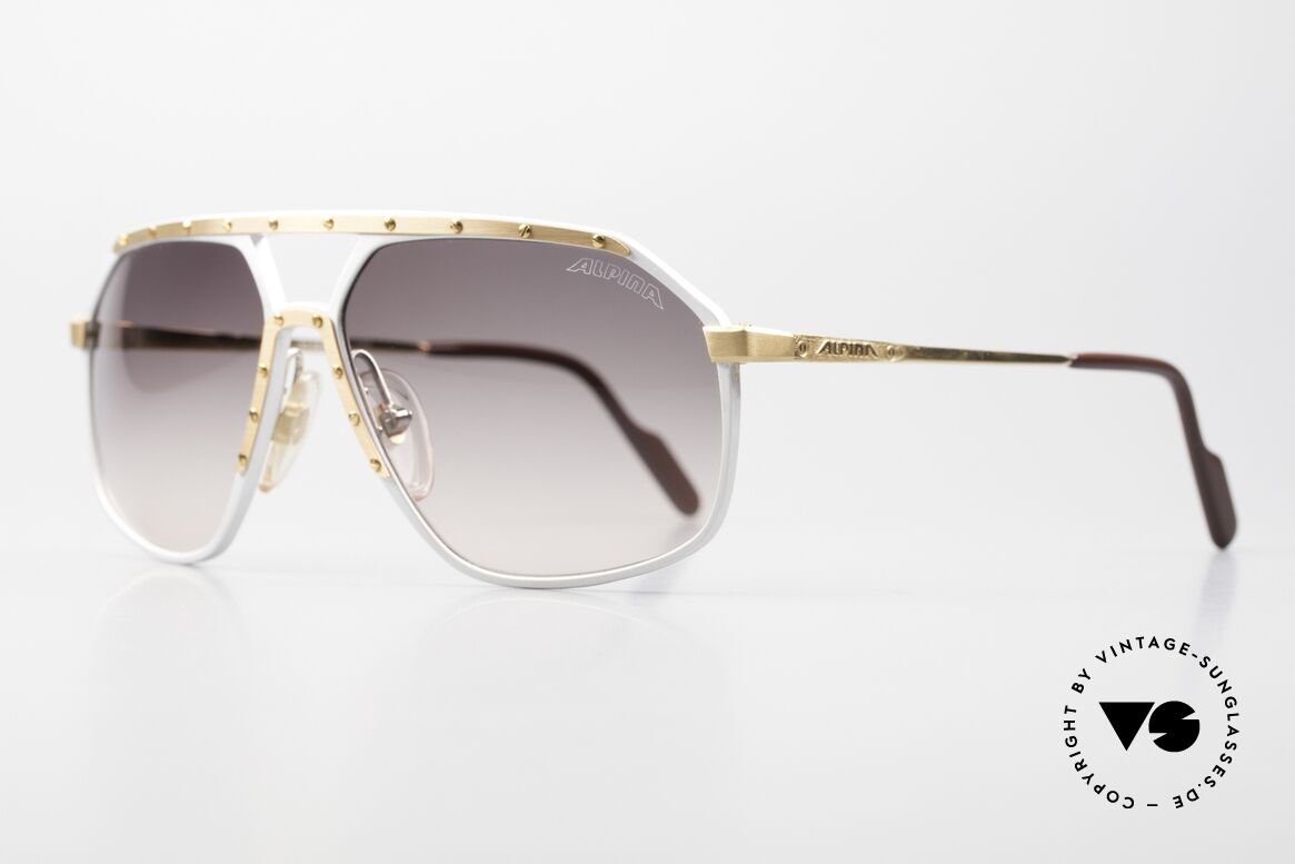 Alpina M6 Old Vintage 80's Sunglasses, produced in many different variations; HANDMADE, Made for Men and Women