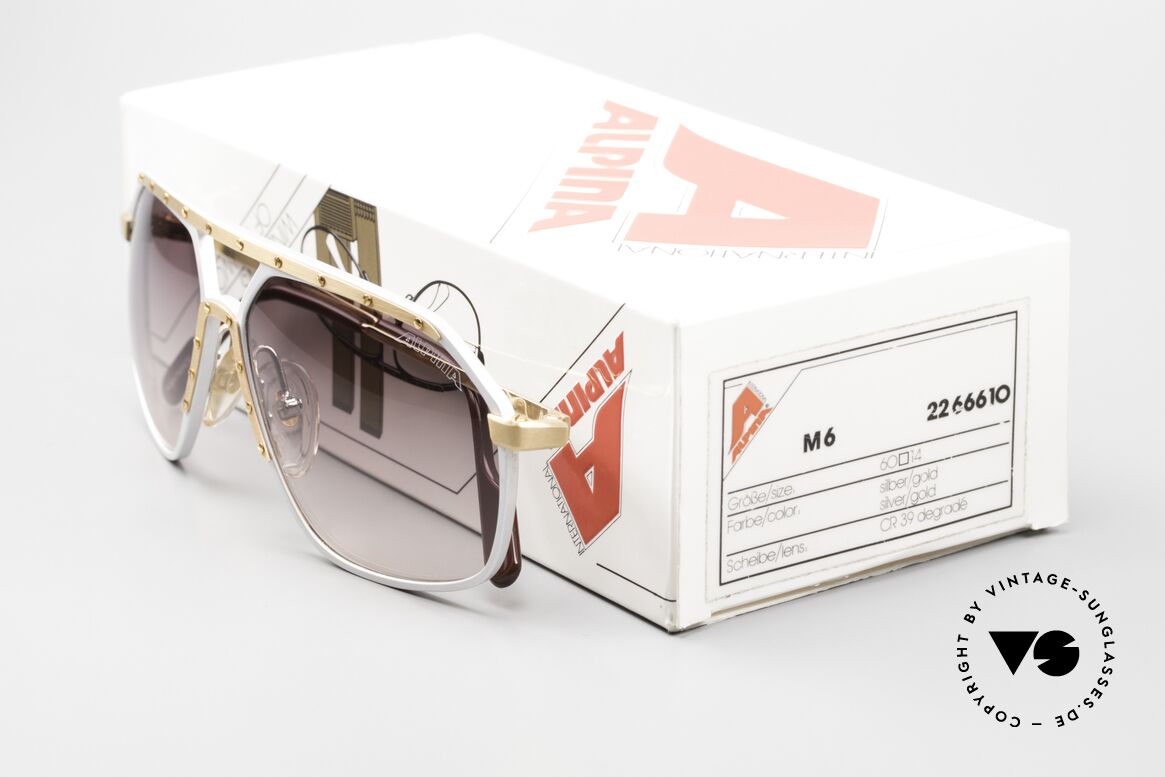 Alpina M6 Old Vintage 80's Sunglasses, Size: medium, Made for Men and Women