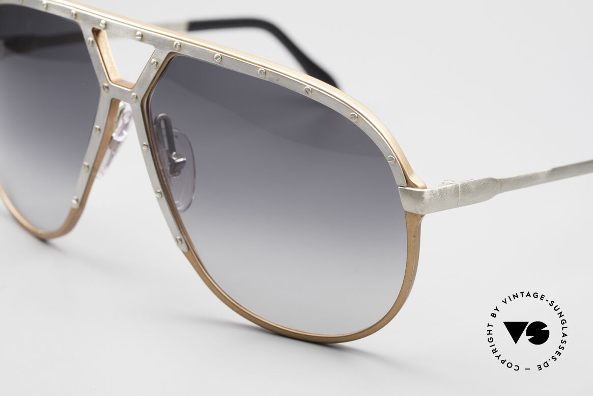 Alpina M1 Antique-Silver Peach Edition, with new gray-gradient lenses (100% UV protect.), Made for Men