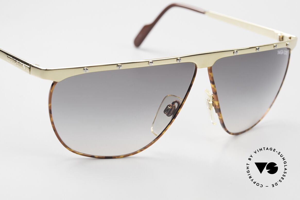 Alpina Targa Florio 35 80's Rallye Shades Gold Plated, NO RETRO shades, but a rare old original (size 66°8), Made for Men and Women