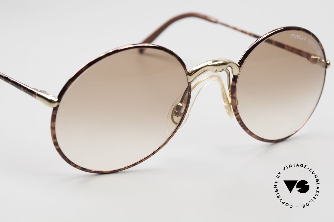 Porsche 5658 - S Round 90's Glasses Unisex, NO RETRO fashion, but a rare old original from 1992, Made for Men and Women