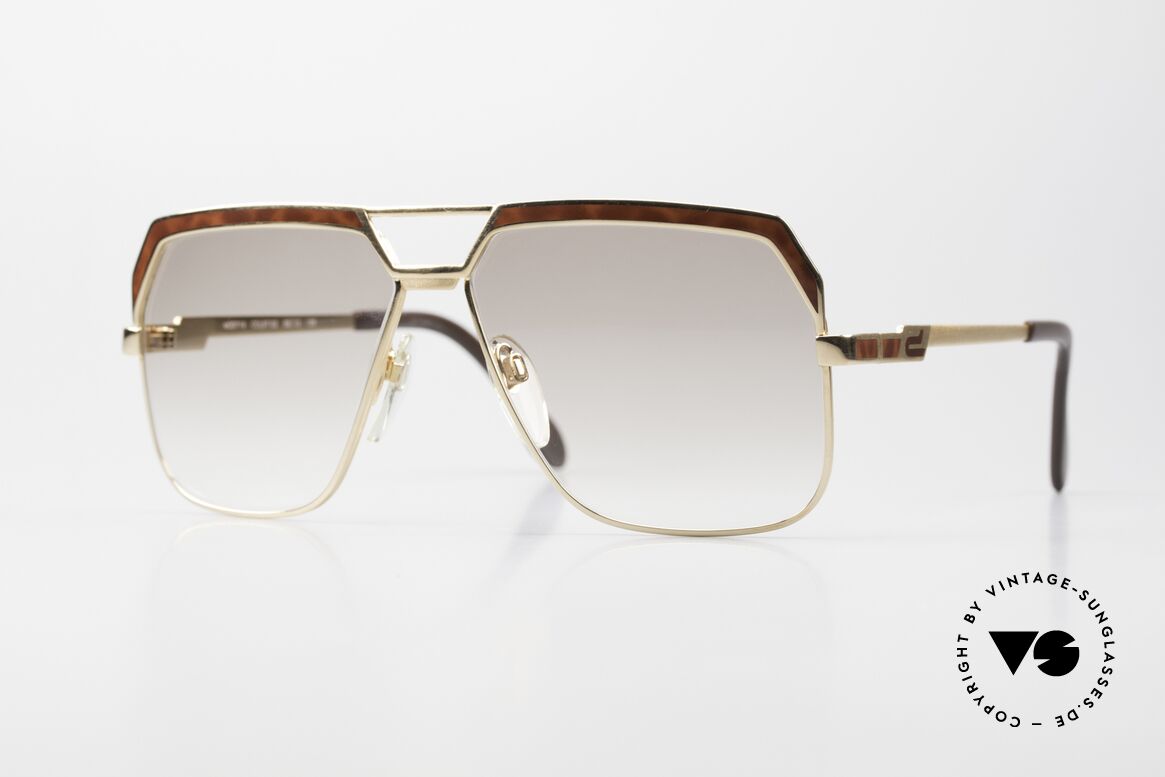 Cazal 719 Rare Old 80's Frame Gold Plated, 80s CAZAL model 719, col. 97/02 in size 58-12, Made for Men