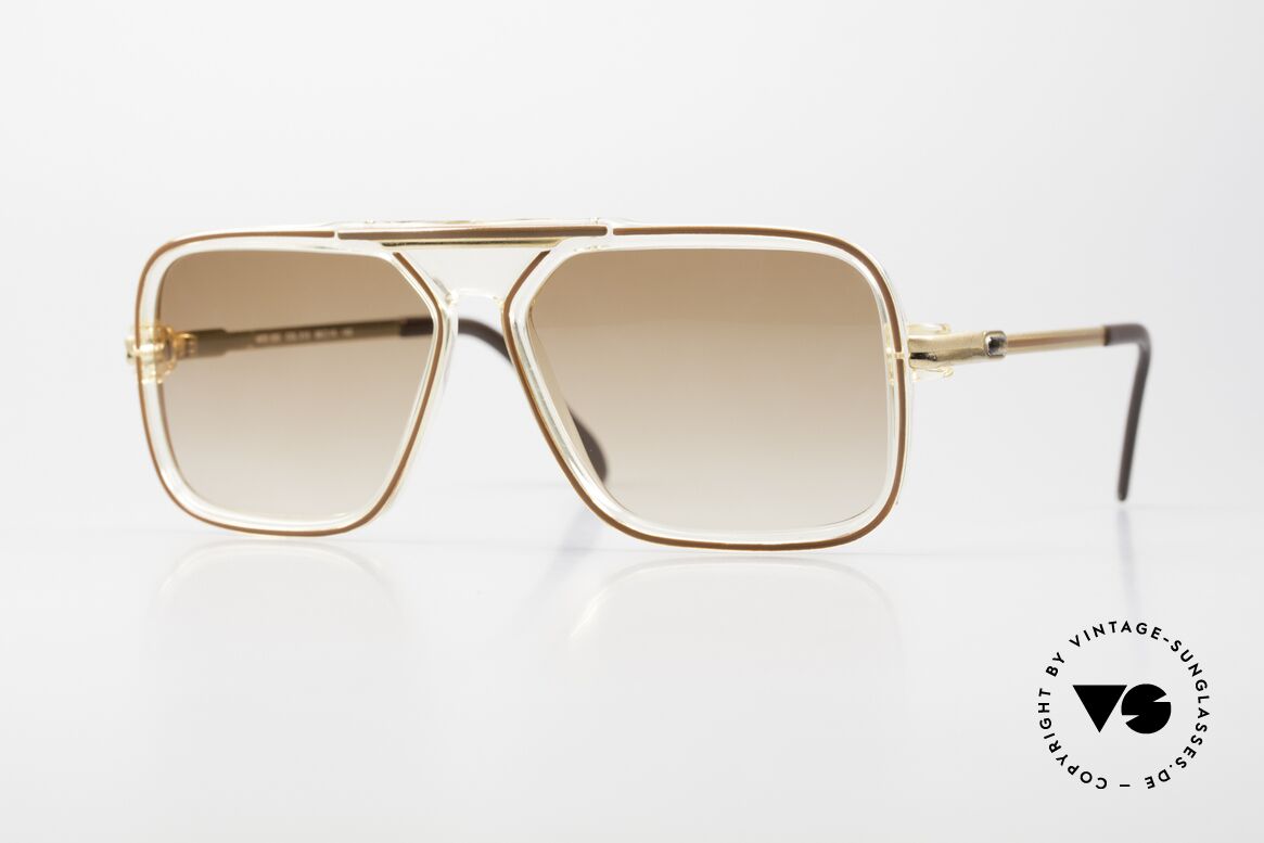 Cazal 630 80's Hip Hop Frame Gold Plated, legendary Cazal Hip-Hop old school shades, Made for Men