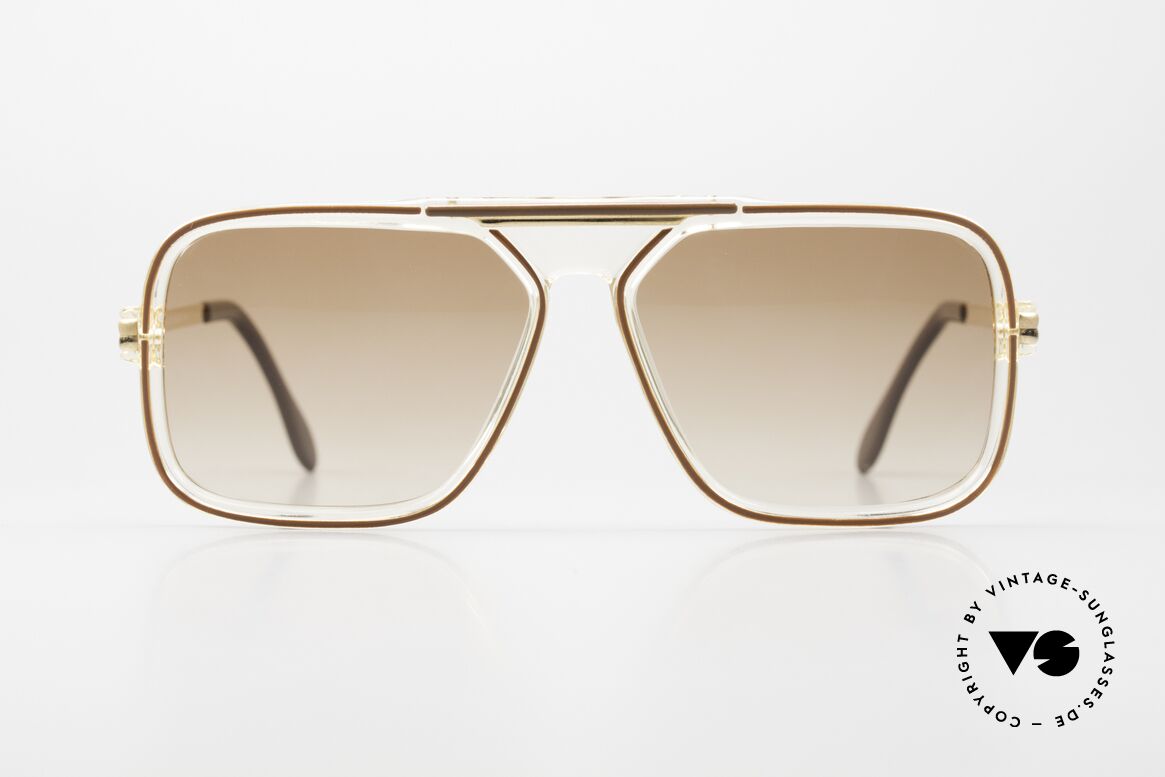 Cazal 630 80's Hip Hop Frame Gold Plated, designer sunglasses of the 80's (W.Germany), Made for Men