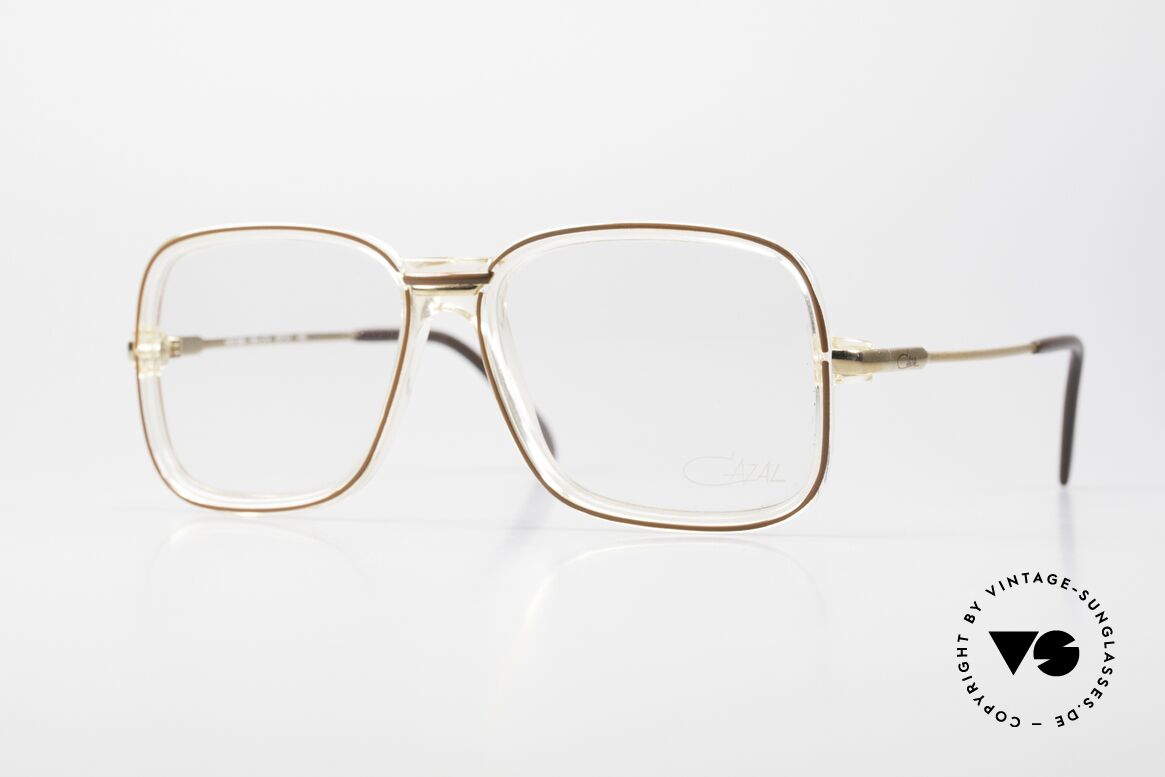 Cazal 629 Old 80's Hip Hop Eyeglasses, legendary 80's Cazal vintage designer eyeglasses, Made for Men