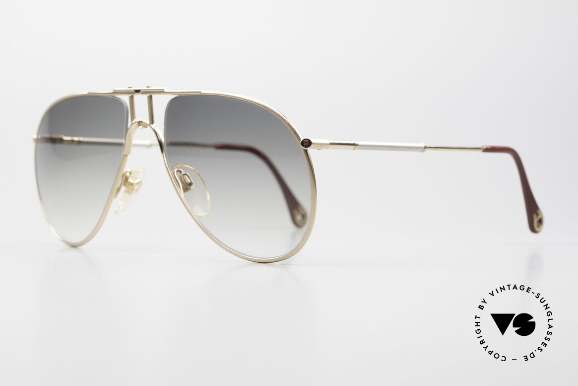 Aigner EA3 Limited 80's Frame Gold Plated, limited luxury sunglasses with serial number "6135", Made for Men