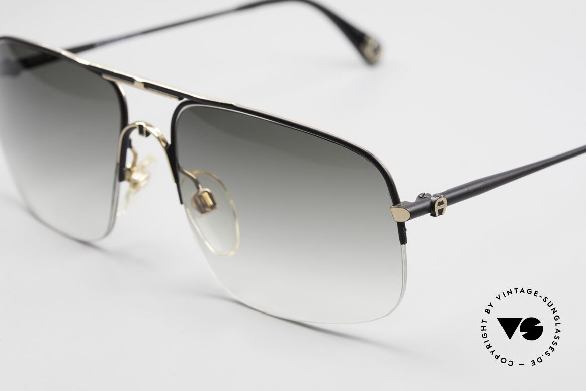 Aigner EA22 90's Shades Half Rim Nylor, sophisticated gentlemen's sunglasses (semi rimless), Made for Men