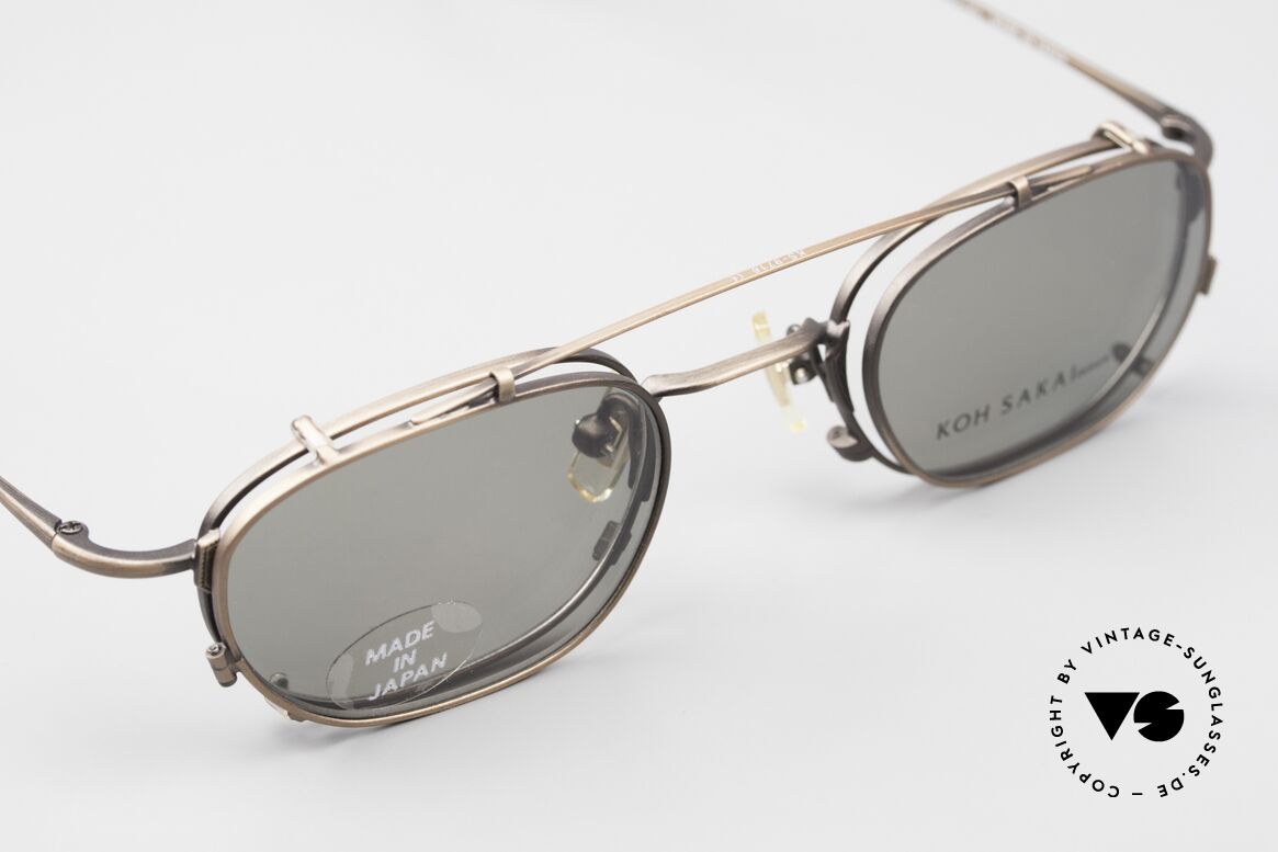Koh Sakai KS9716 Titanium Frame Ladies & Gents, unisex model KS9716; noble frame finish: dulled bronze, Made for Men and Women