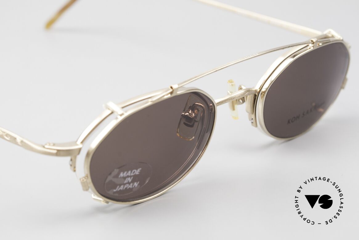 Koh Sakai KS9727 True 90's Frame Made in Japan, TOP QUALITY; semi-rimless frame & costly engravings, Made for Men and Women