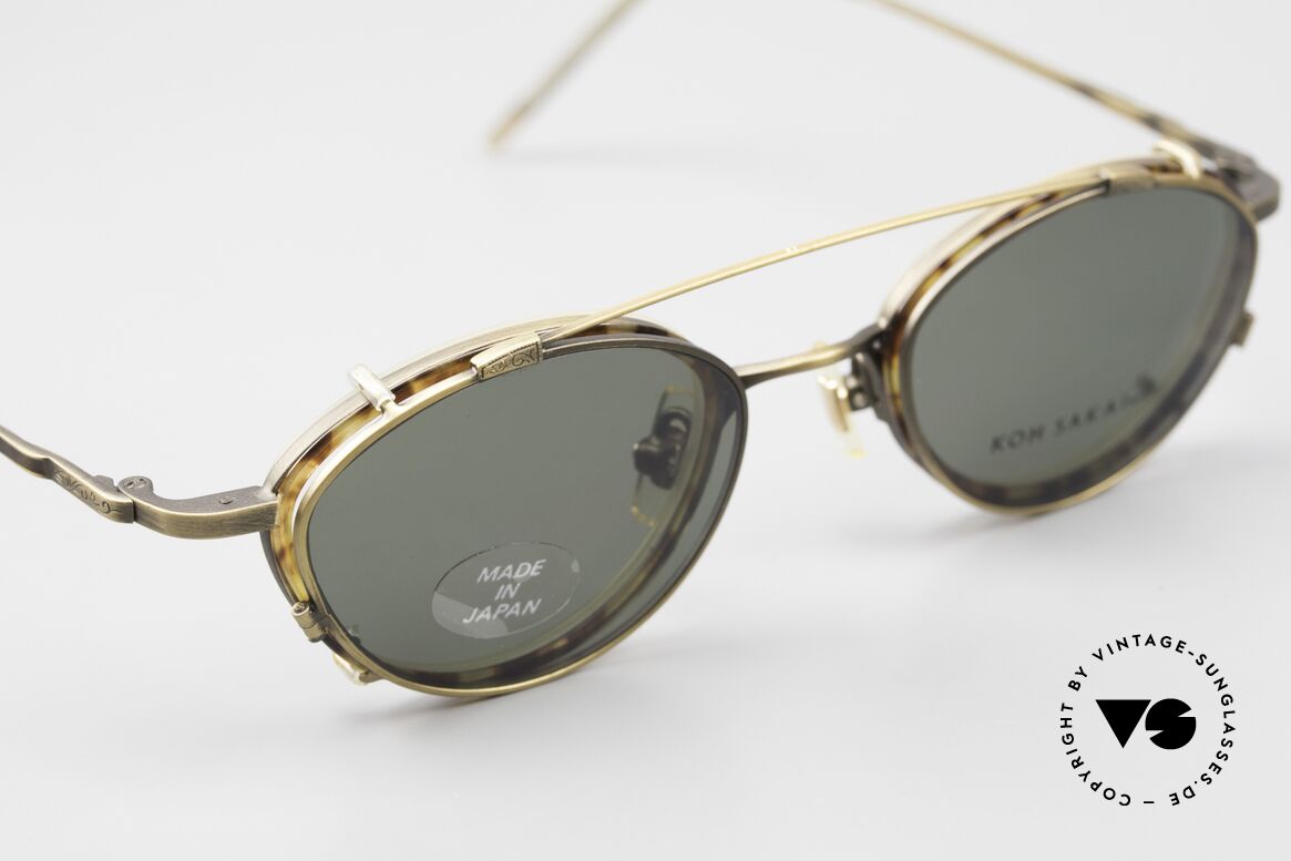 Koh Sakai KS9832 Vintage Glasses With Clip On, accordingly, the same TOP QUALITY / "look-and-feel", Made for Men and Women