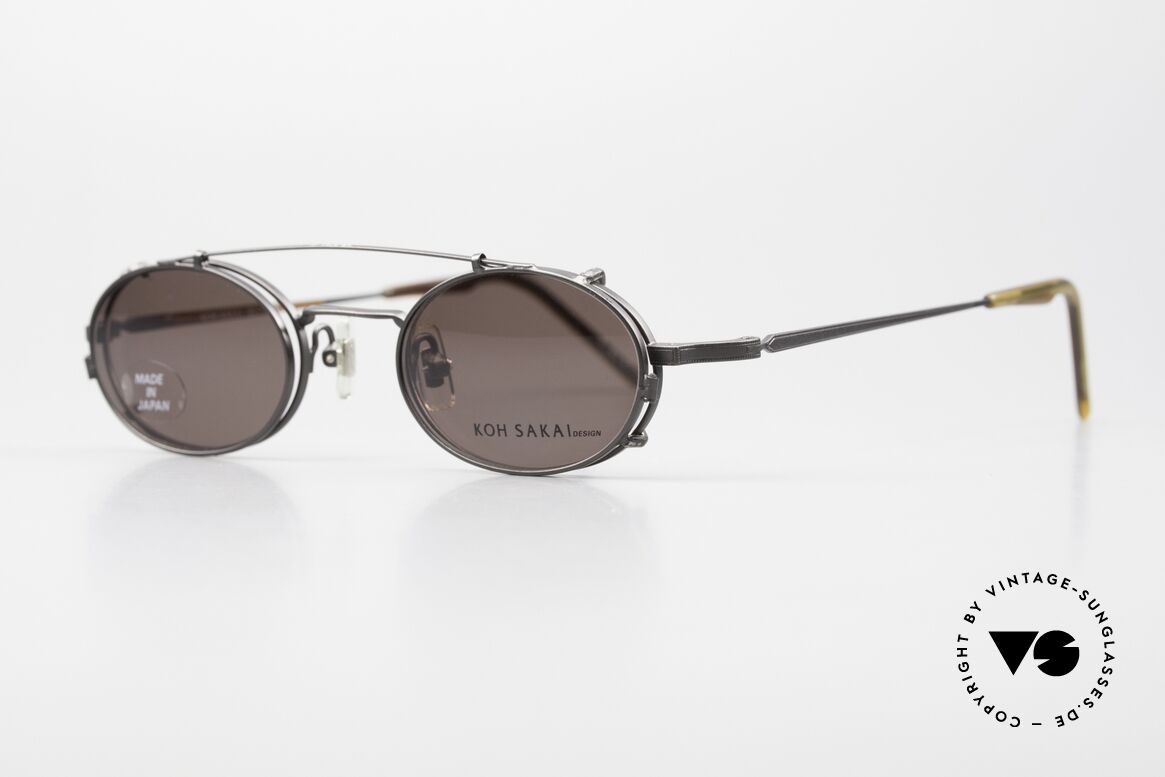 Koh Sakai KS9701 Small Titanium Frame Clip On, made in the same factory like Oliver Peoples & Eyevan, Made for Men and Women