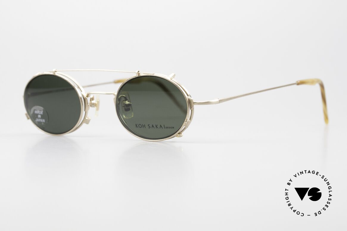 Koh Sakai KS9711 Clip On Glasses 90's Titanium, designed in Los Angeles and produced in Sabae (Japan), Made for Men and Women