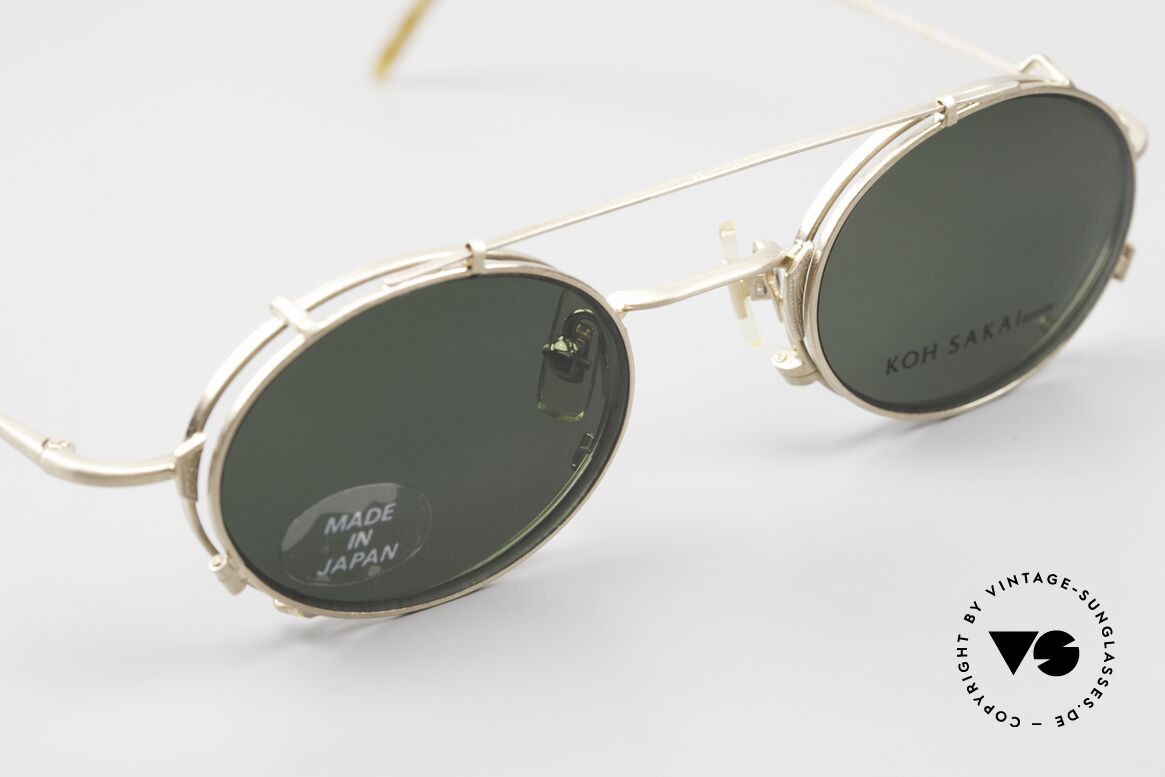 Koh Sakai KS9711 Clip On Glasses 90's Titanium, accordingly, the same TOP QUALITY / "look-and-feel", Made for Men and Women