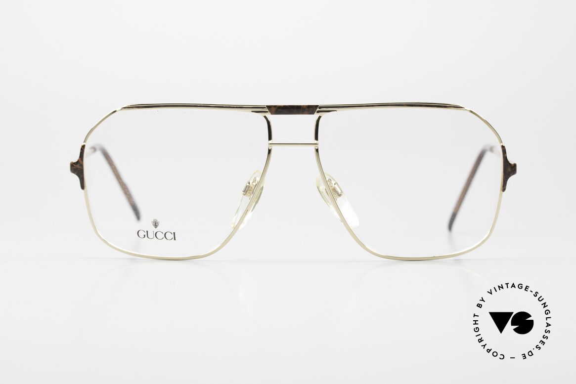 Gucci 1213 Rare 80's Luxury Designer Frame, sophisticated GUCCI designer frame from Italy, Made for Men
