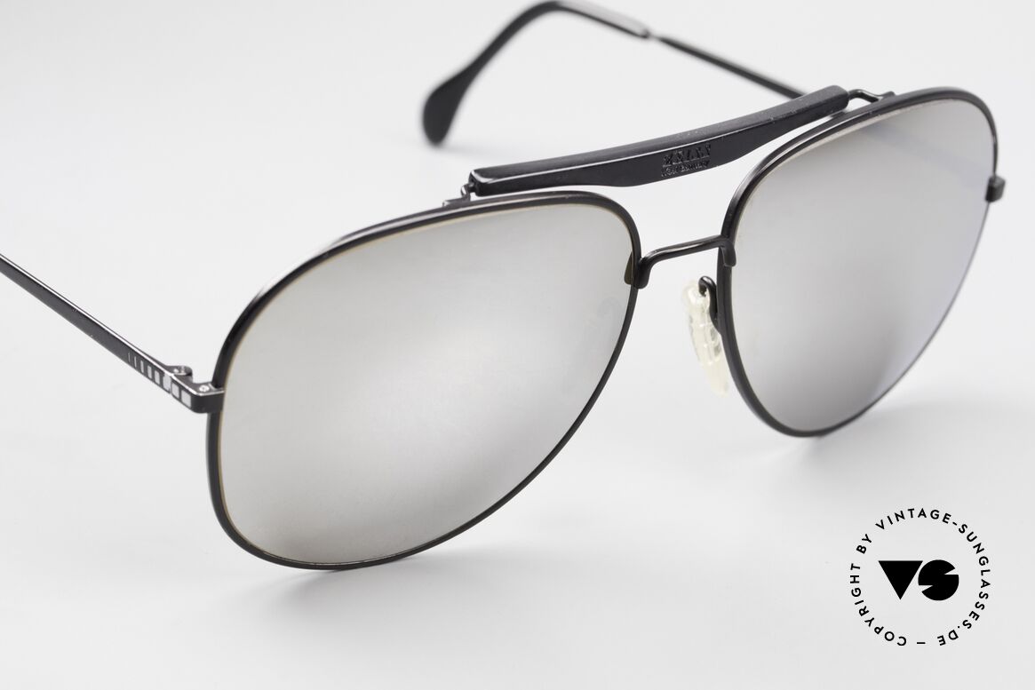 Zeiss 9337 Marty McFly Movie Sunglasses, lenses are silver mirrored; EXACTLY like in the movie, Made for Men