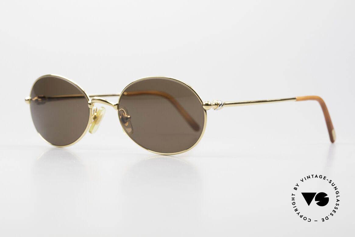 Cartier Saturne Oval 90's Luxury Sunglasses, Saturn: Ancient Roman god & planet in the Solar System, Made for Men and Women