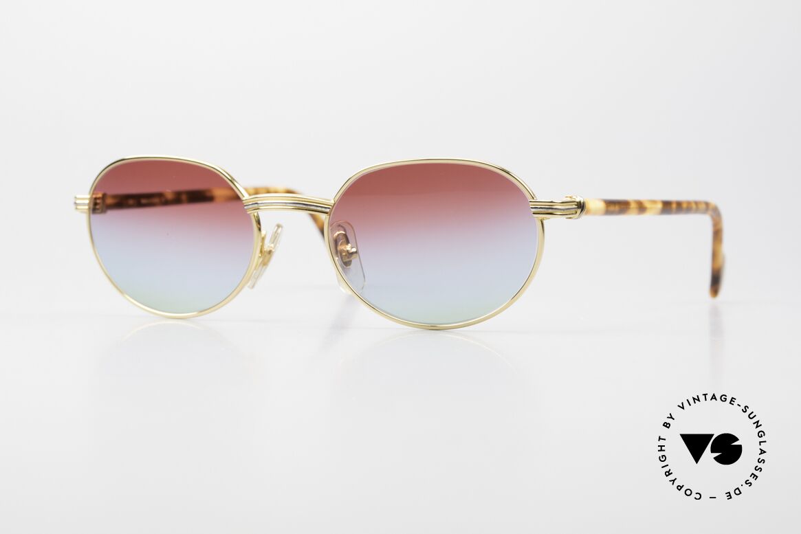 Cartier Lueur Luxury 90's Sunglasses Unisex, precious Cartier designer glasses of the 90s, size 53°19, Made for Men and Women