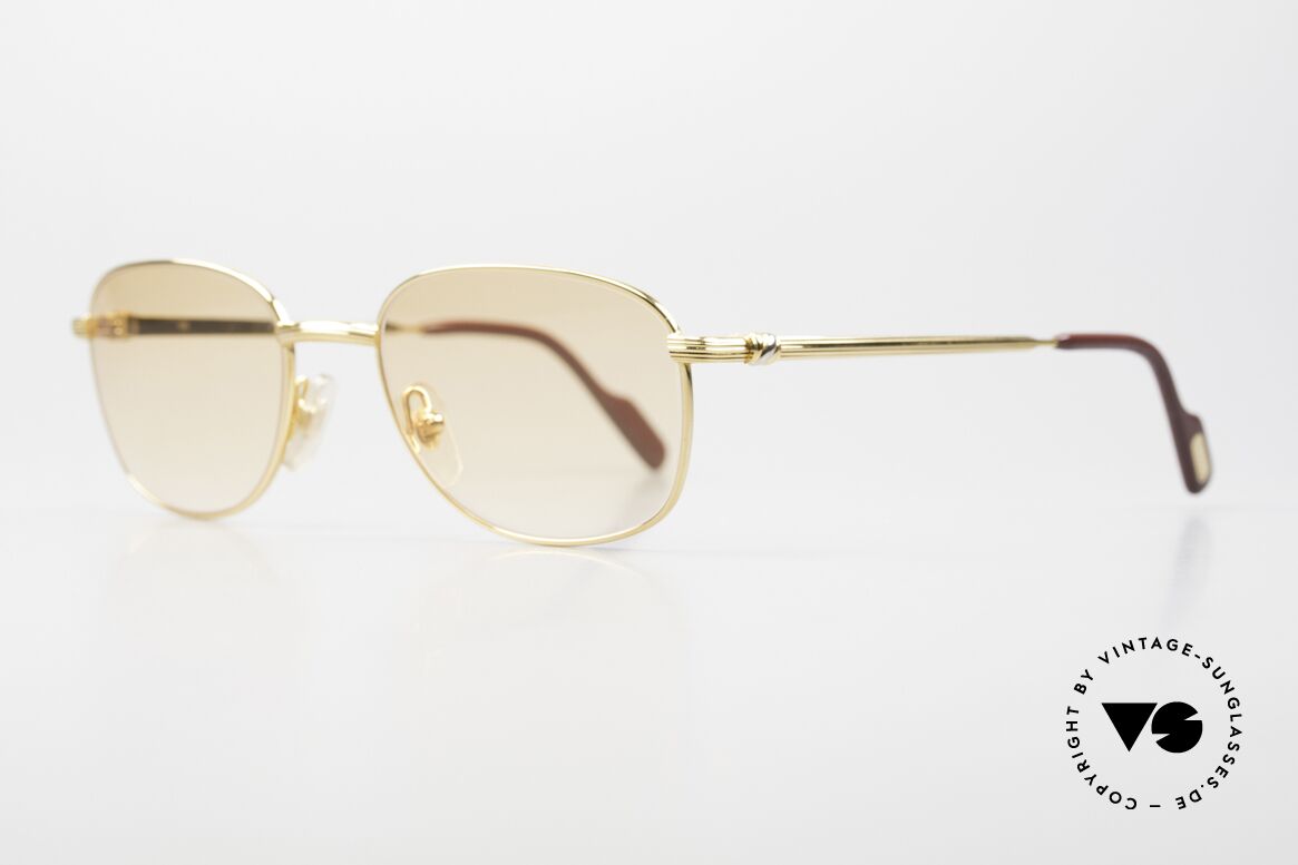 Cartier Segur 90's Glasses Women And Men, with original Cartier box, case, certificate and cloth, Made for Men and Women