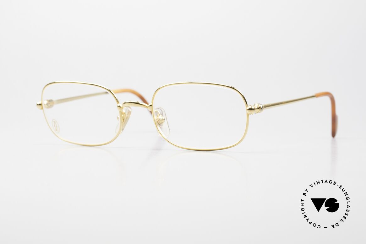 Cartier Deimios Luxury Eyeglasses 90's Small, fine vintage CARTIER eyeglasses from the late 1990's, Made for Men and Women