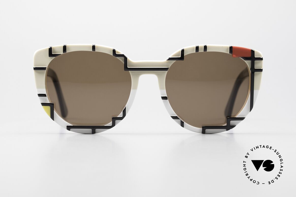 Cutler And Gross 1082 Piet Mondrian Bauhaus Shades, Cutler and Gross sunglasses model 1082 in size 54-18, Made for Women