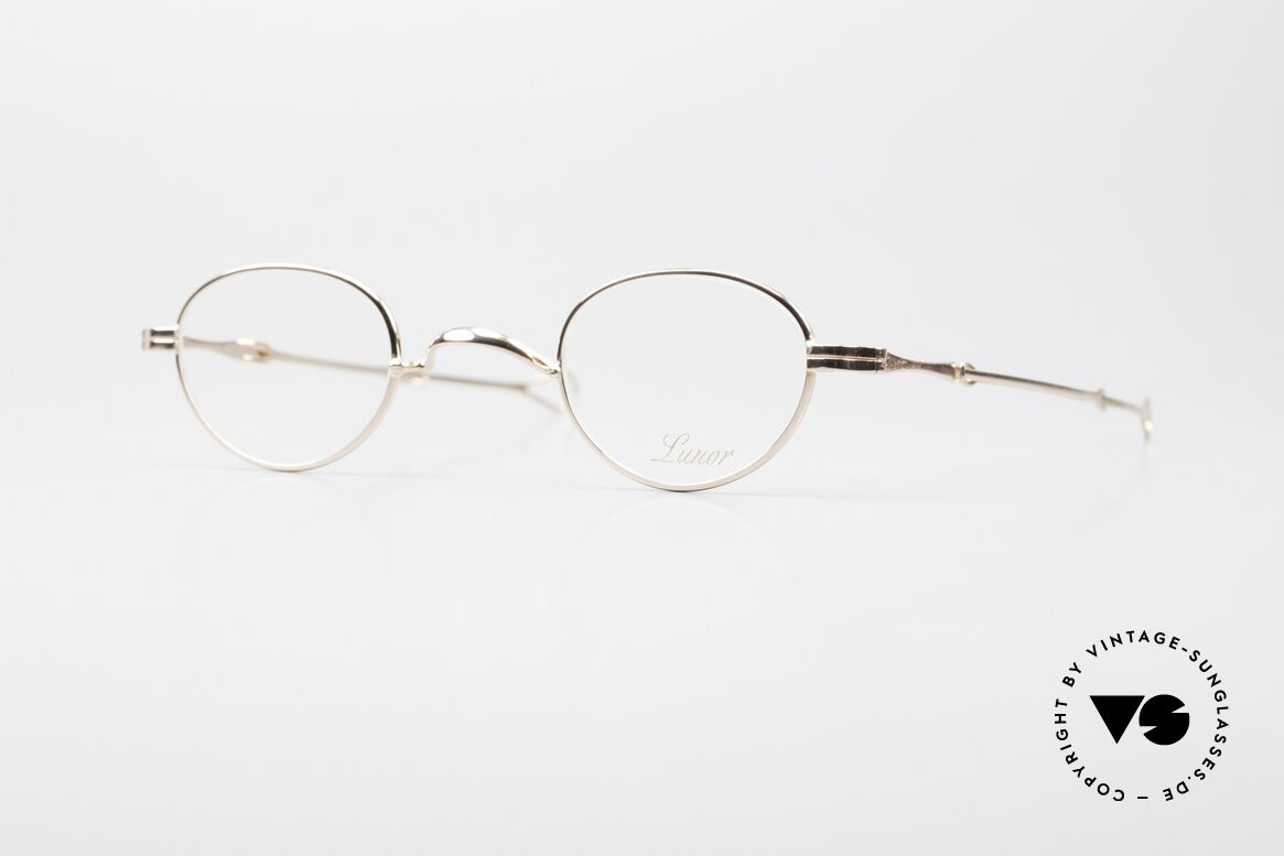 Lunor I 03 Telescopic Limited Edition Rose Gold, telescopic eyeglasses by LUNOR; a true eyewear classic!, Made for Men and Women
