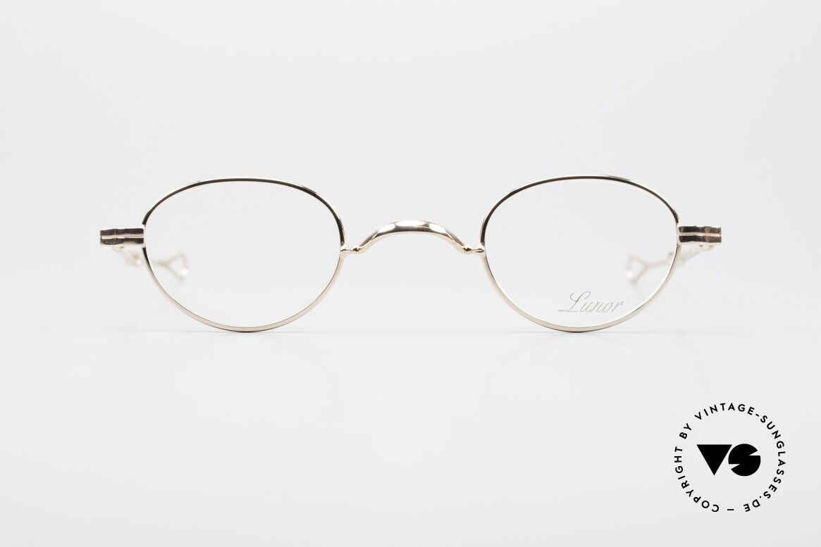 Lunor I 03 Telescopic Limited Edition Rose Gold, classy, minimalist eyeglass-frame with timeless elegance, Made for Men and Women