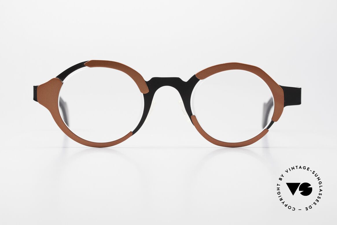 Theo Belgium Eye-Witness UC Ladies And Gents Eyewear, this model looks apparently unfinished & asymmetrical, Made for Men and Women