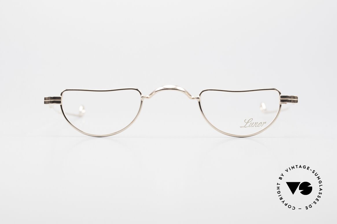Lunor II 07 Limited Rose Gold Eyeglasses, model "07" = the classic reading design in size 39/25, Made for Men and Women