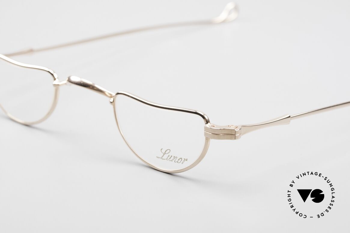 Lunor II 07 Limited Rose Gold Eyeglasses, unisex model for ladies & gents; handmade in Germany, Made for Men and Women
