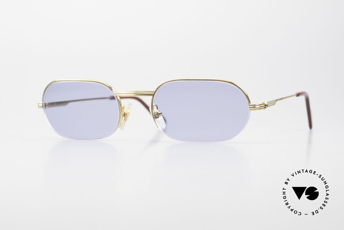 Cartier Ascot Semi Rimless 90's Sunglasses, luxury CARTIER sunglasses of the "Semi Rimless Series', Made for Men and Women